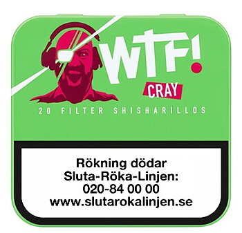 WTF! Shisharillo Cray Filter Äpple 20-pack