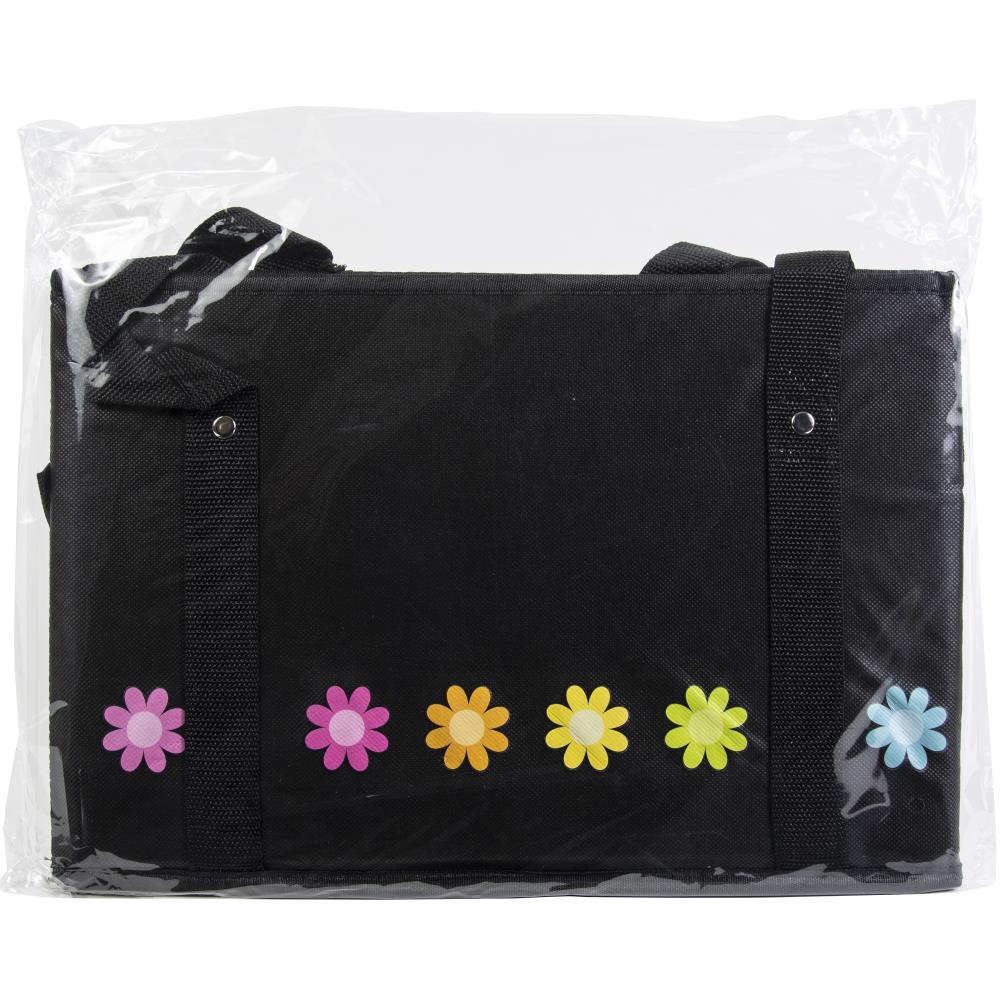   Doodlebug - Canvas Foldable Tote 15"X10"X10" - Daisies