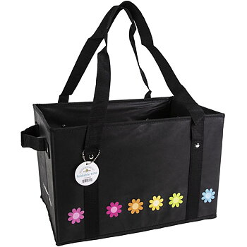   Doodlebug - Canvas Foldable Tote 15"X10"X10" - Daisies
