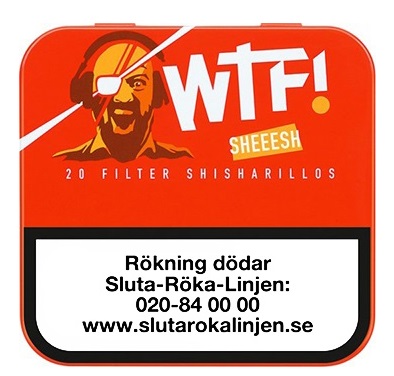 WTF! Shisharillo Sheeesh Filter Vanilj 20-pack