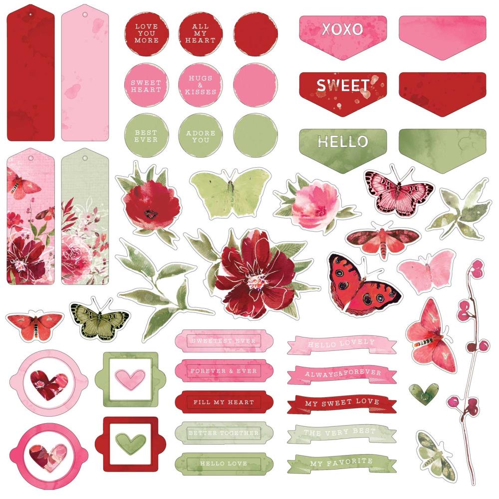 49 And Market - ARToptions Rouge Chipboard Set  - 3