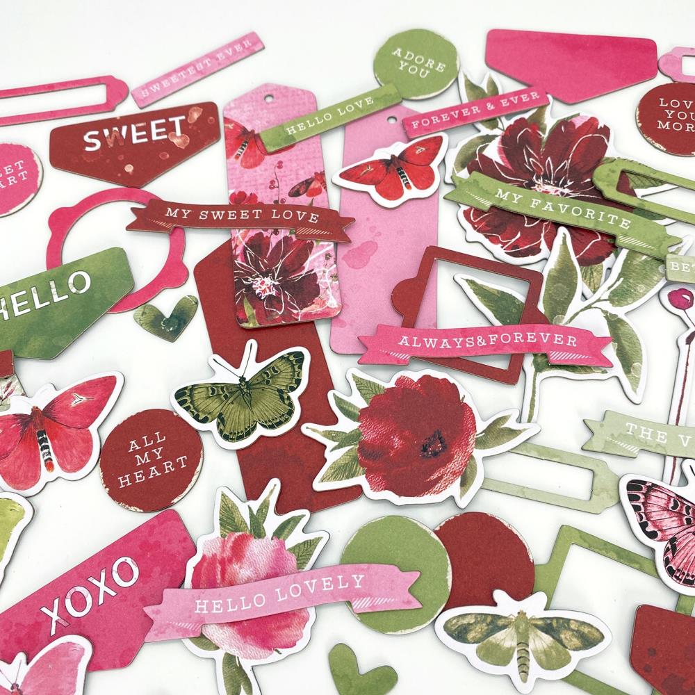 49 And Market - ARToptions Rouge Chipboard Set  - 4