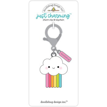   Doodlebug -  Just Charming Charm Clip & Keychain - Color Me Happy