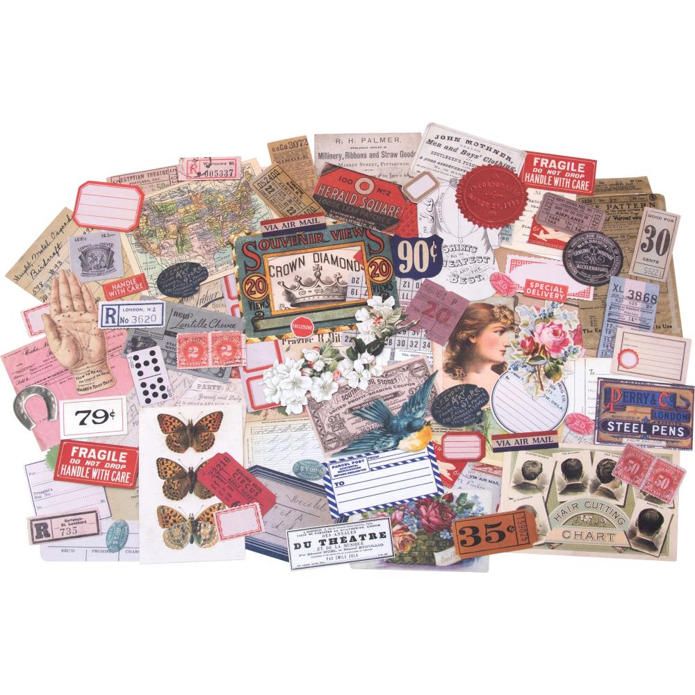 Tim Holtz - Idea-Ology Ephemera Pack - Keepsakes - 2