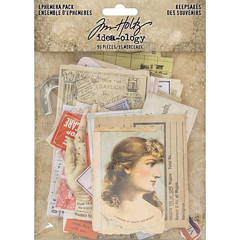 Tim Holtz - Idea-Ology Ephemera Pack - Keepsakes