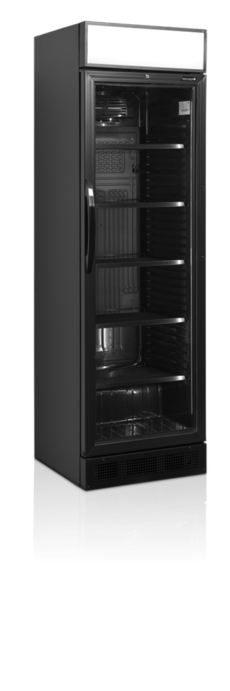 Tefcold - CEV425CP BLACK - LED-Belysning - Svart insida och utsida - 358 liter