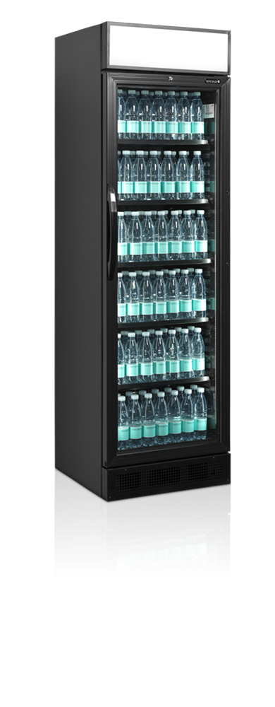 Tefcold - CEV425CP BLACK - LED-Belysning - Svart insida och utsida - 358 liter - 2