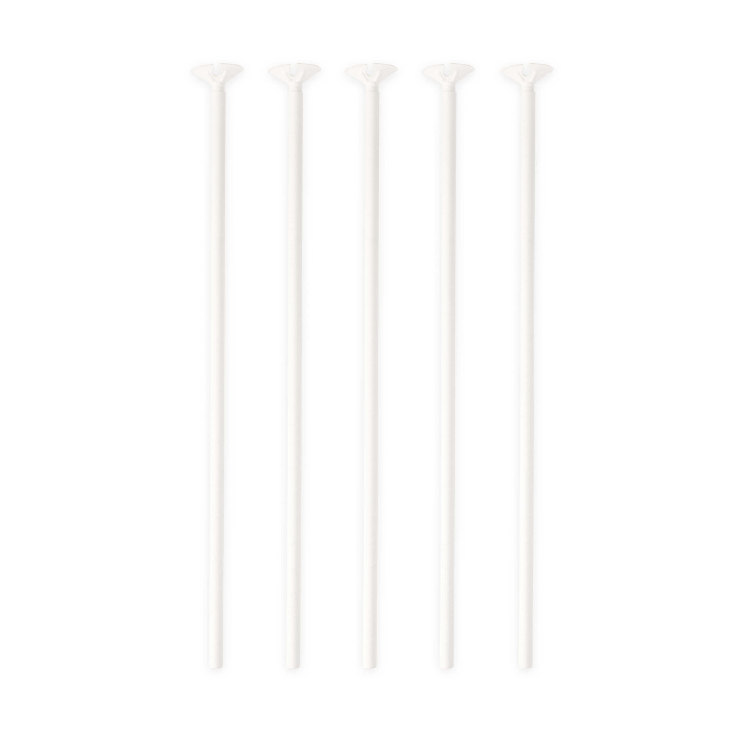 Ballongpinnar - Vita (10-pack)