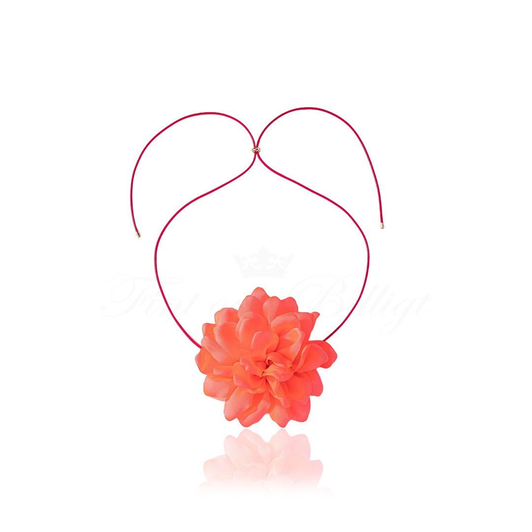 Flower Choker - Halskæde blomst flere farver - 5