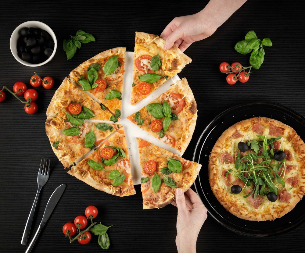 Pizzatallrik, svart 30,4 cm - 4