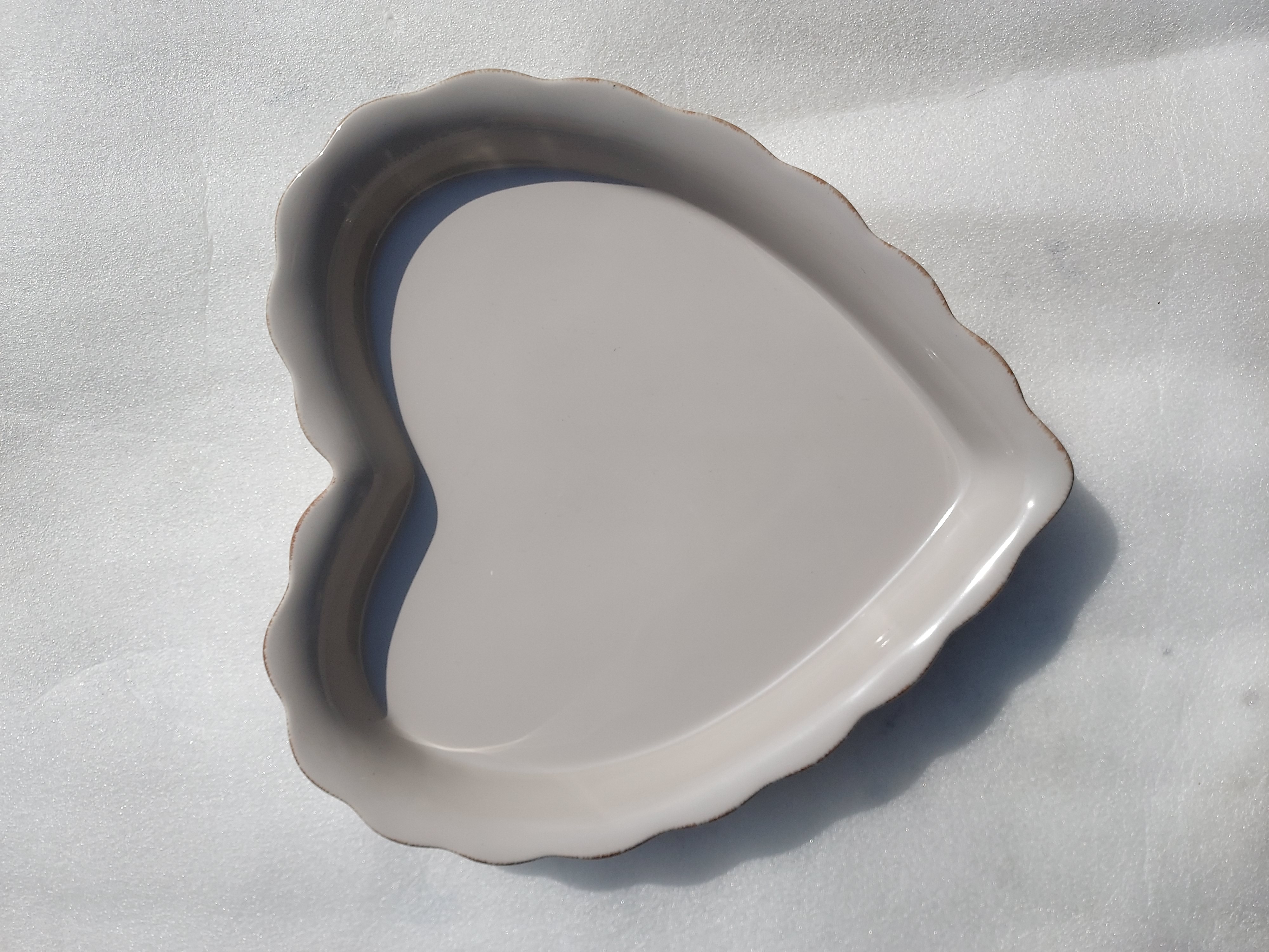 Handgjord hjärtpajform, 28x24x4cm lotsliving 