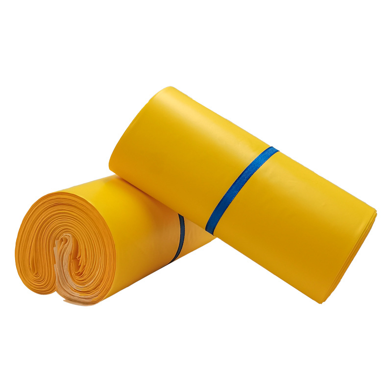 100 pcs - E-commerce bag 28 x 42 cm - Yellow