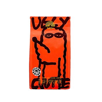 Lykke kaffegårdar - Ugly Cute - Mörkrostade hela kaffebönor - 500g