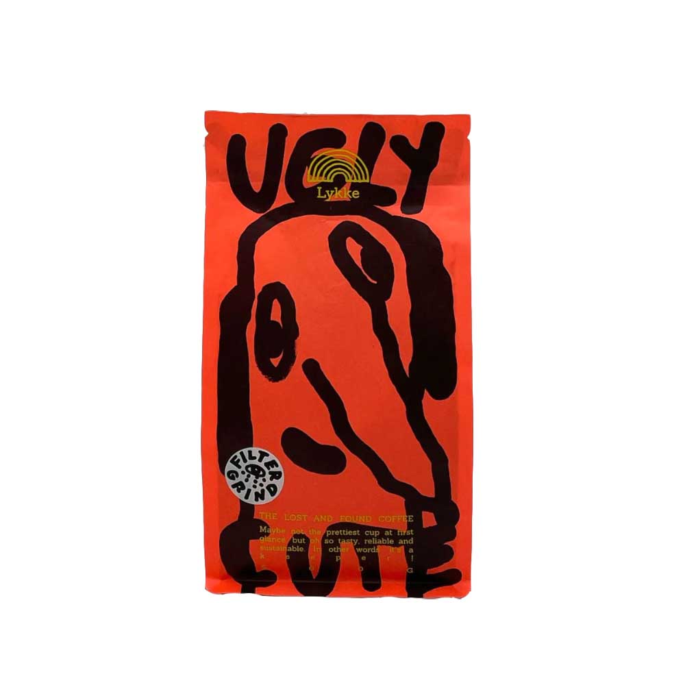 Lykke kaffegårdar - Ugly Cute - Mörkrostade hela kaffebönor - 500g - 4