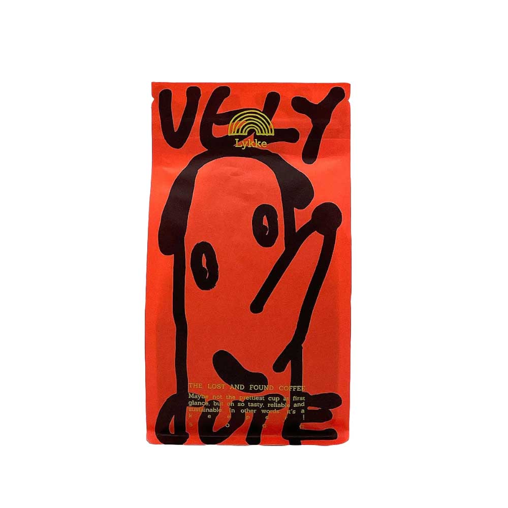 Lykke kaffegårdar - Ugly Cute - Mörkrostade hela kaffebönor - 500g - 2