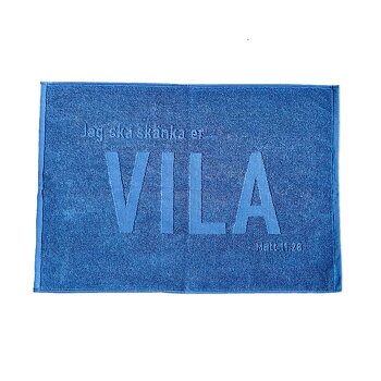 Handduk – Vila, blå