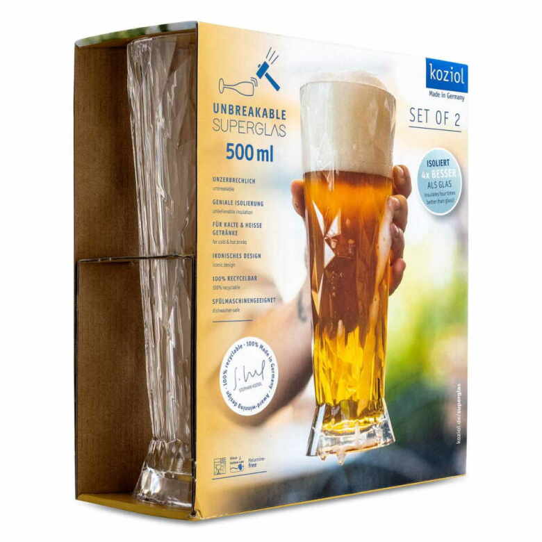 Club No. 11 oil glass 500 ml Crystal Clear 2-pack - 3