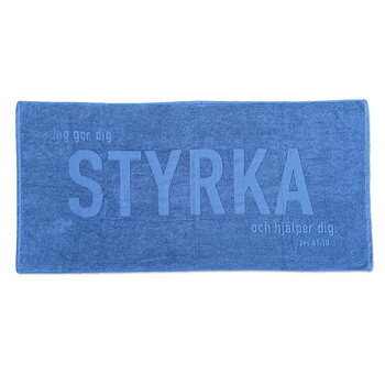 Badhandduk – Styrka, blå