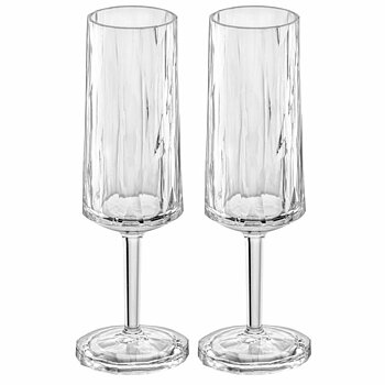 Club No. 14 Champagne Glass 100 ml Crystal Clear 2-pack