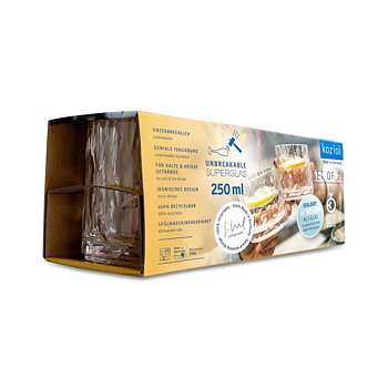 Club No. 2 Tumbler glass 250 ml Crystal Clear 2-pack