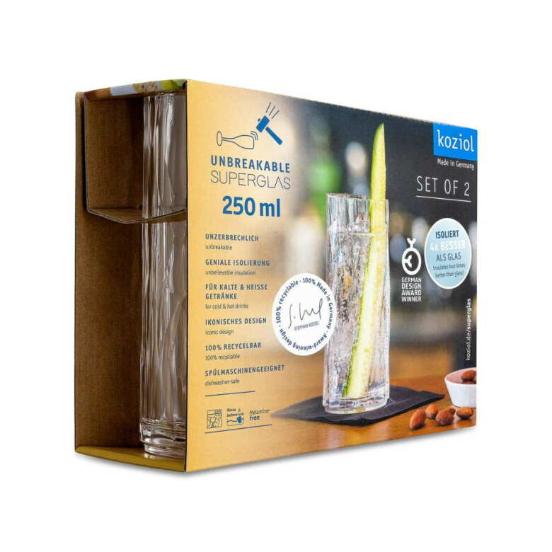Club No. 3 Longdrinkglas 250 ml Crystal Clear 2-pack - 3
