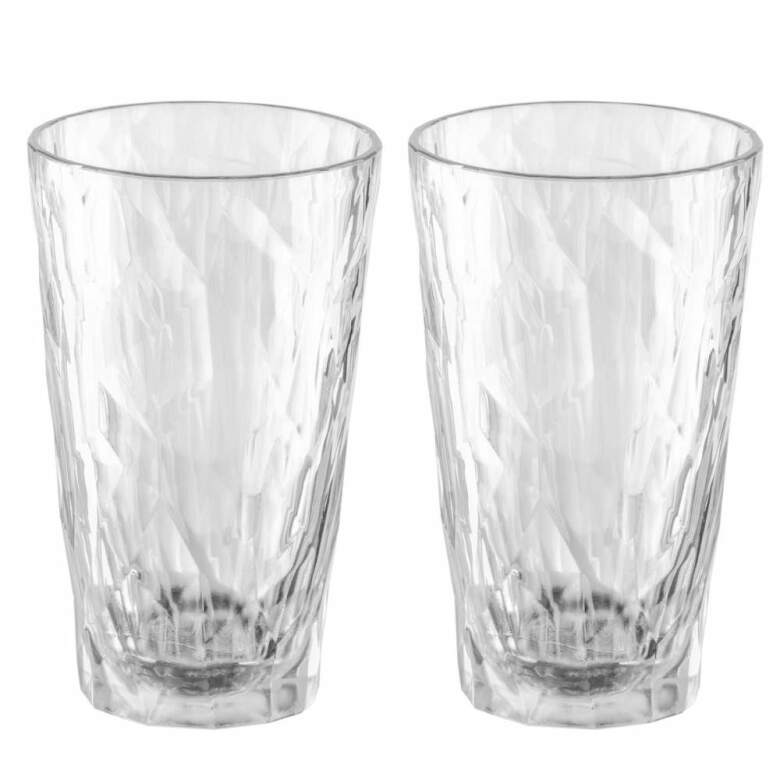 Club No. 6 Long drink glass 300 ml Crystal Clear 2-pack