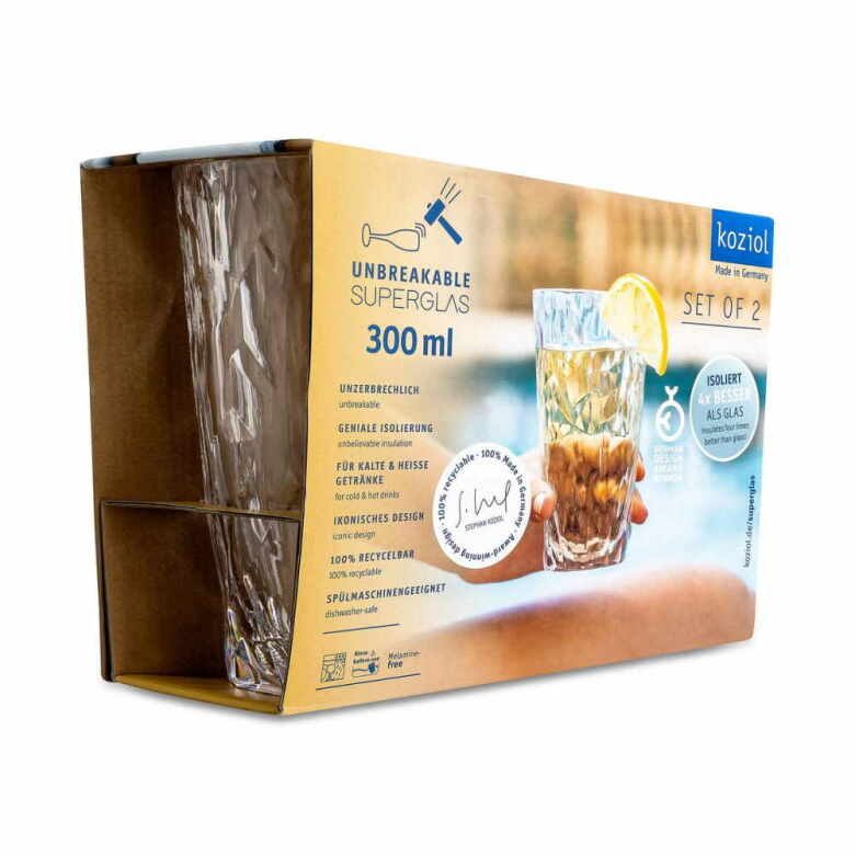 Club No. 6 Long drink glass 300 ml Crystal Clear 2-pack - 4