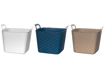Korg i plast med handtag 28L