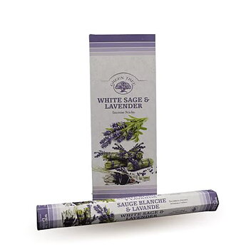 Green Tree White Sage & Lavender  Rökelse Pinnar 