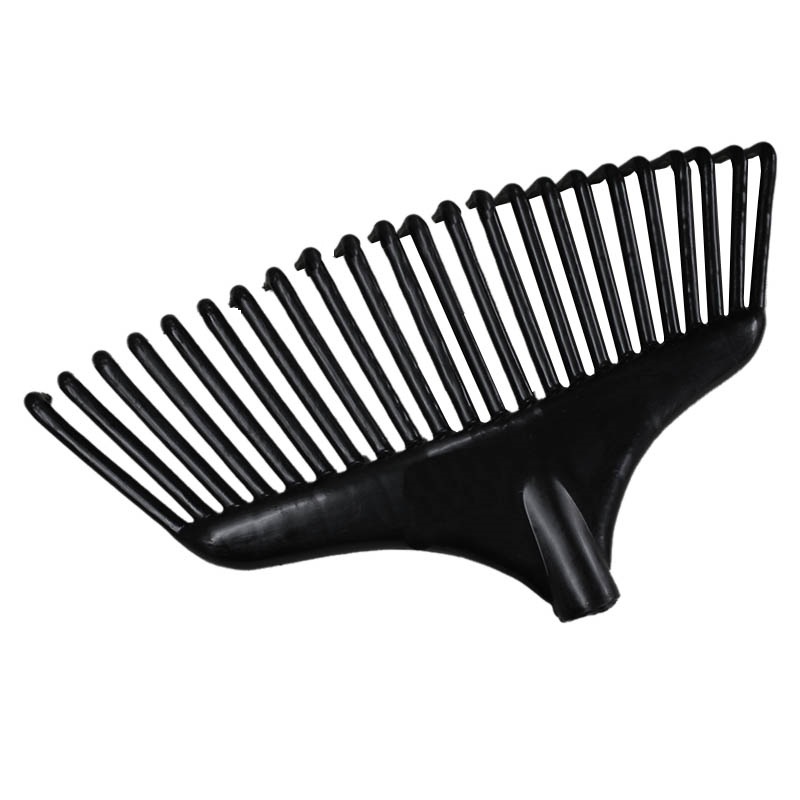 Räfshuvud / Lövräfsa plast, 42 cm, svart
