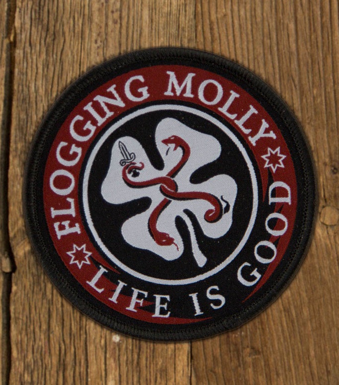 Flogging Molly Life Is Good Circular Patch