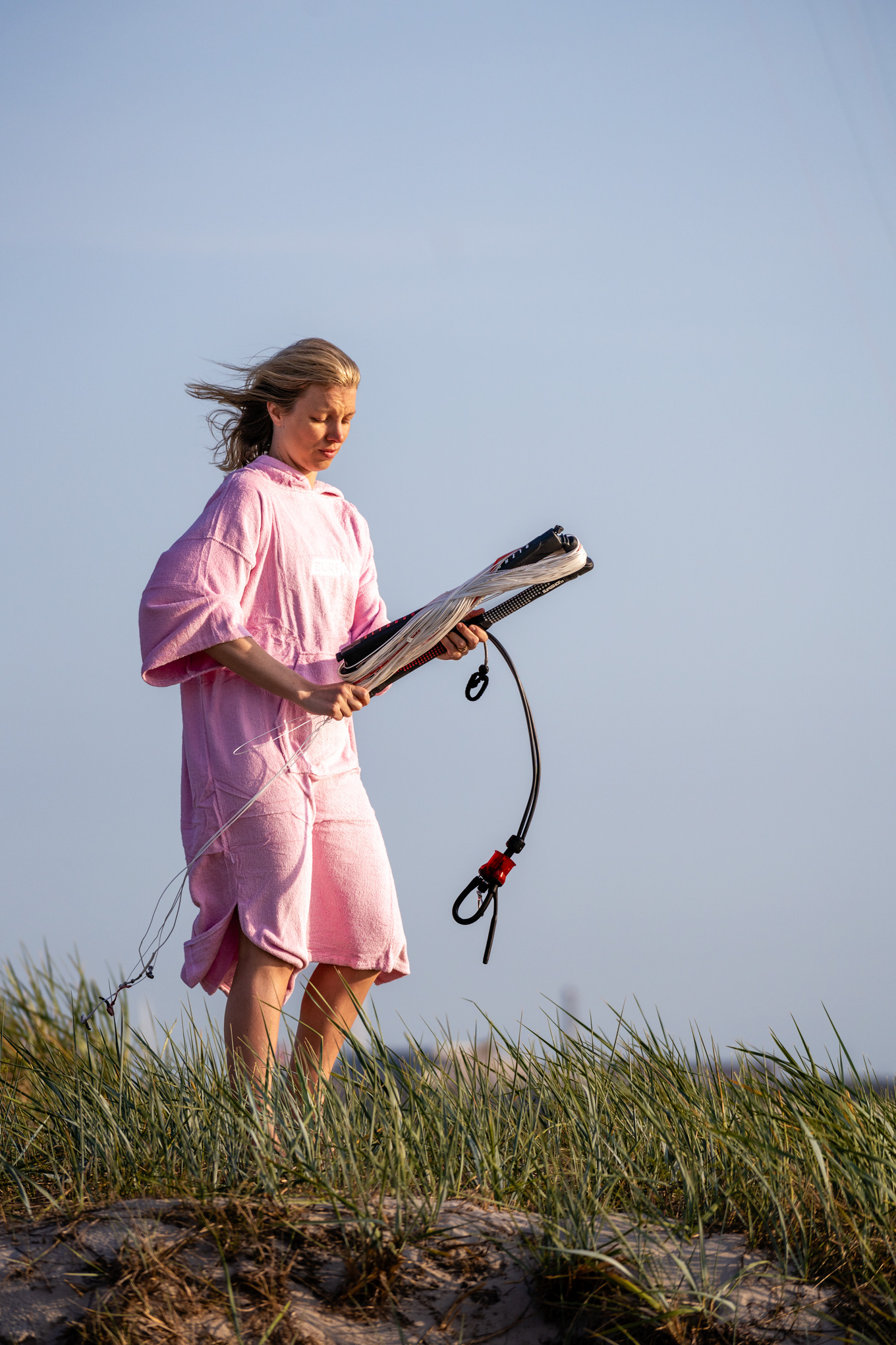SURF A LOT Poncho Pink - 3