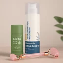 Glow Balance – Hydraterende en reinigend huidverzorgingspakket met jade roller
