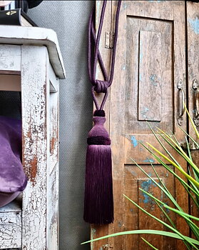 Tassel / Gardinomtag - Deep Purple