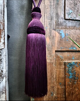 Tassel / Gardinomtag - Deep Purple