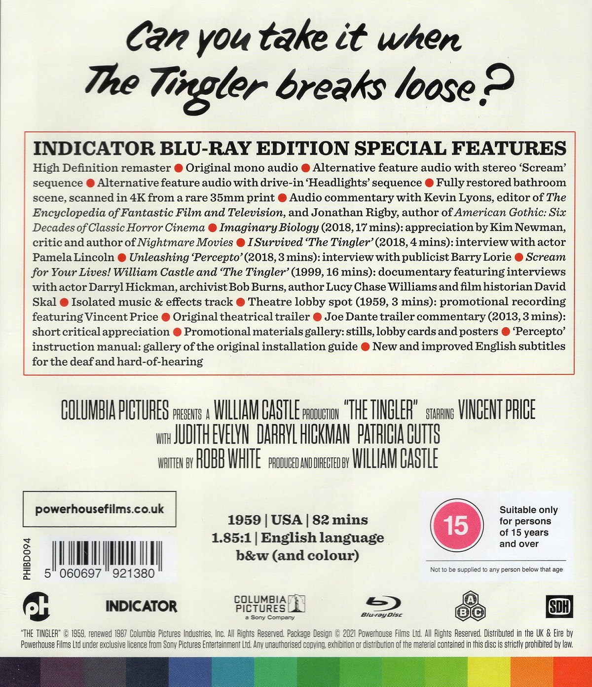 The Tingler (ej svensk text) (Blu-ray) - 2