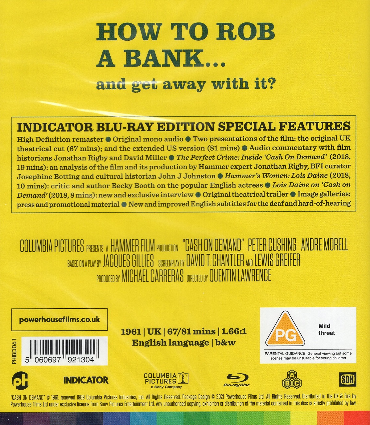 Cash On Demand (ej svensk text) (Blu-ray) - 2