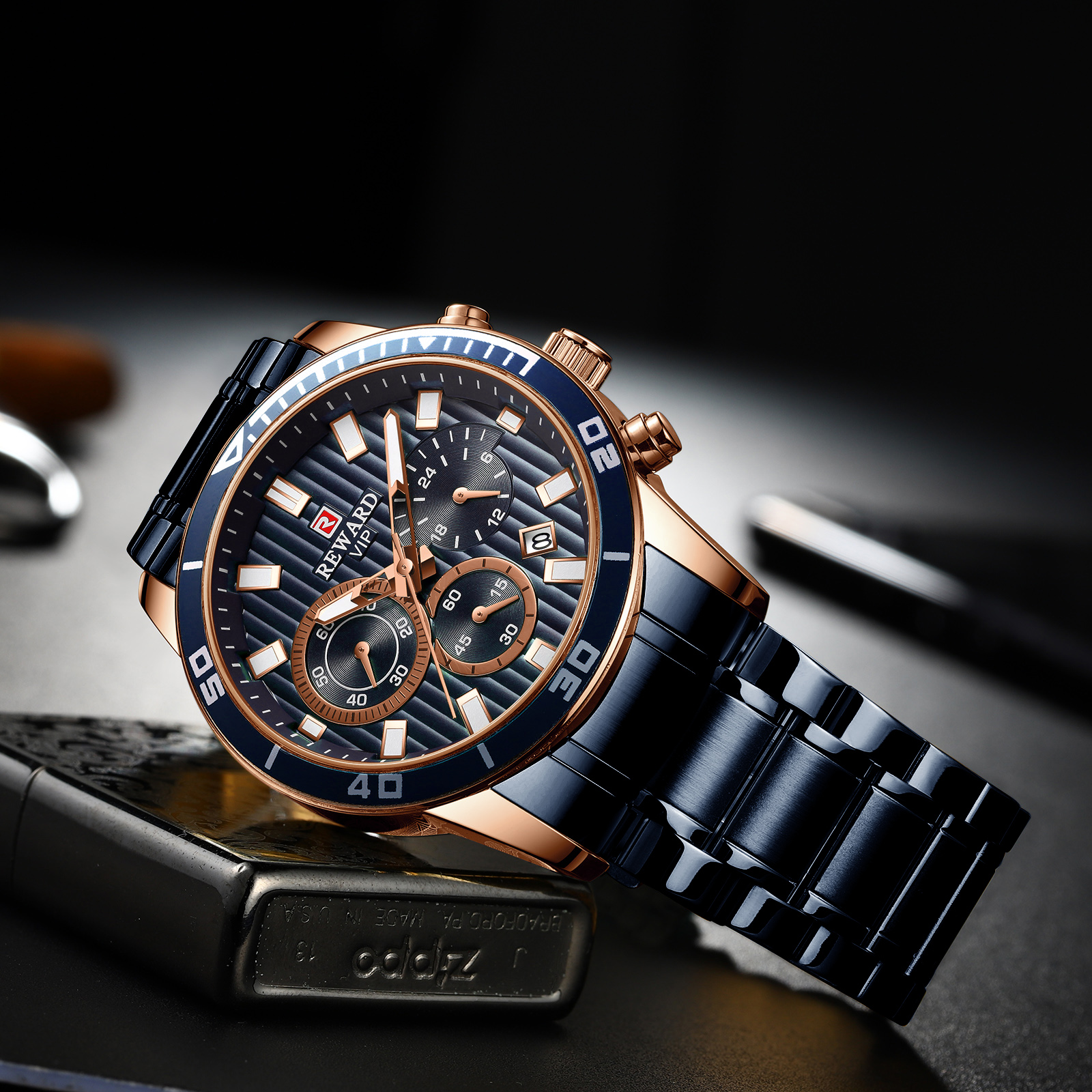 Reward Vortex Rose Gold Blue - 8