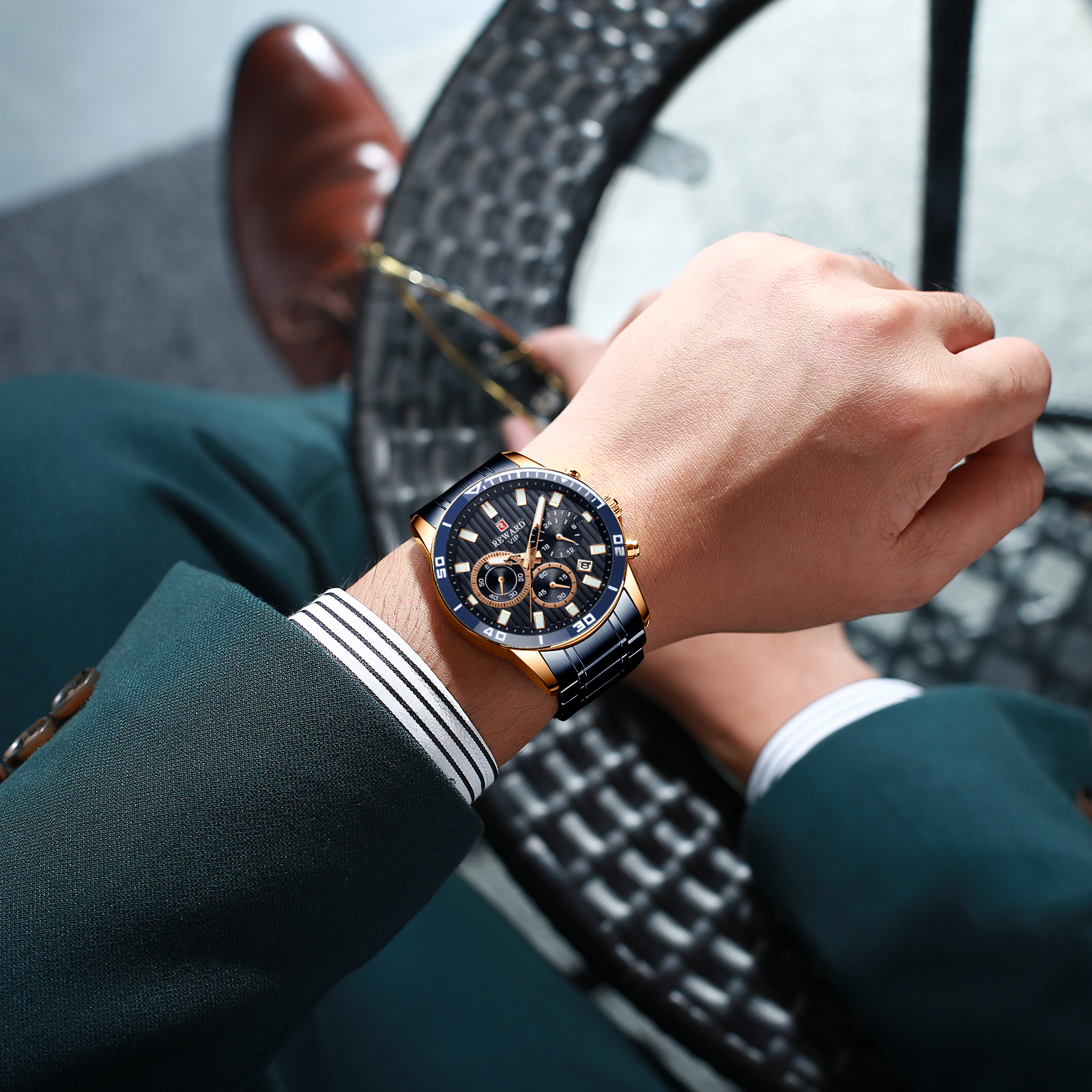 Reward Vortex Rose Gold Blue - 10