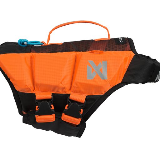 Non-Stop Dogwear Protector Life Jacket - Black/Orange  