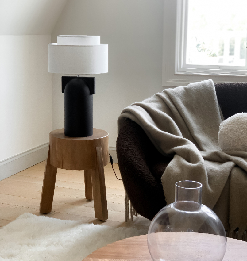Bordslampa Figoll svart, By Calixter - 2