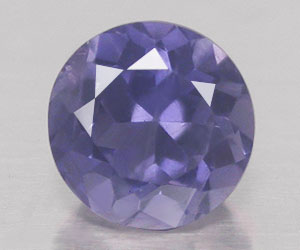 0.53 ct very nice 5 mm round cut natural iolite gemstone