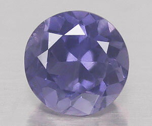 0,53 ct muy bonita piedra preciosa de iolita natural de corte redondo de 5 mm