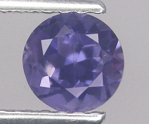 0.53 ct very nice 5 mm round cut natural iolite gemstone - 3