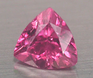 0,51 ct impresionante piedra preciosa de espinela rosa natural de corte trilliant raro