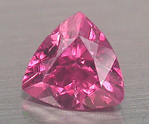 0,51 ct impresionante piedra preciosa de espinela rosa natural de corte trilliant raro