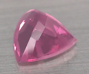 0,51 ct impresionante piedra preciosa de espinela rosa natural de corte trilliant raro - 2