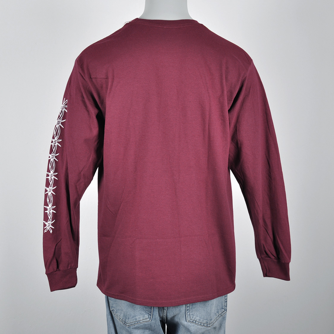 Thrasher - Barbed Wire Long Sleeve Maroon - 2
