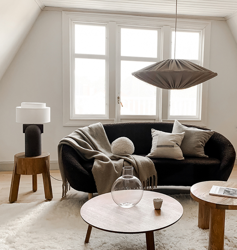 Taklampa Franso beige, By Calixter - 3