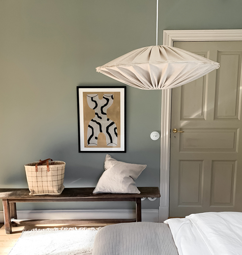 Taklampa Franso beige, By Calixter - 2
